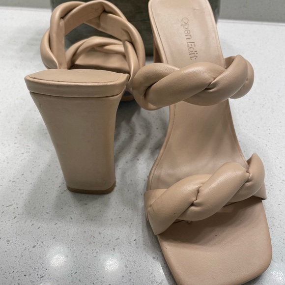 Open Edit Luca Twist Sandals (6.5, Fits like a 6) - Picture 2 of 4